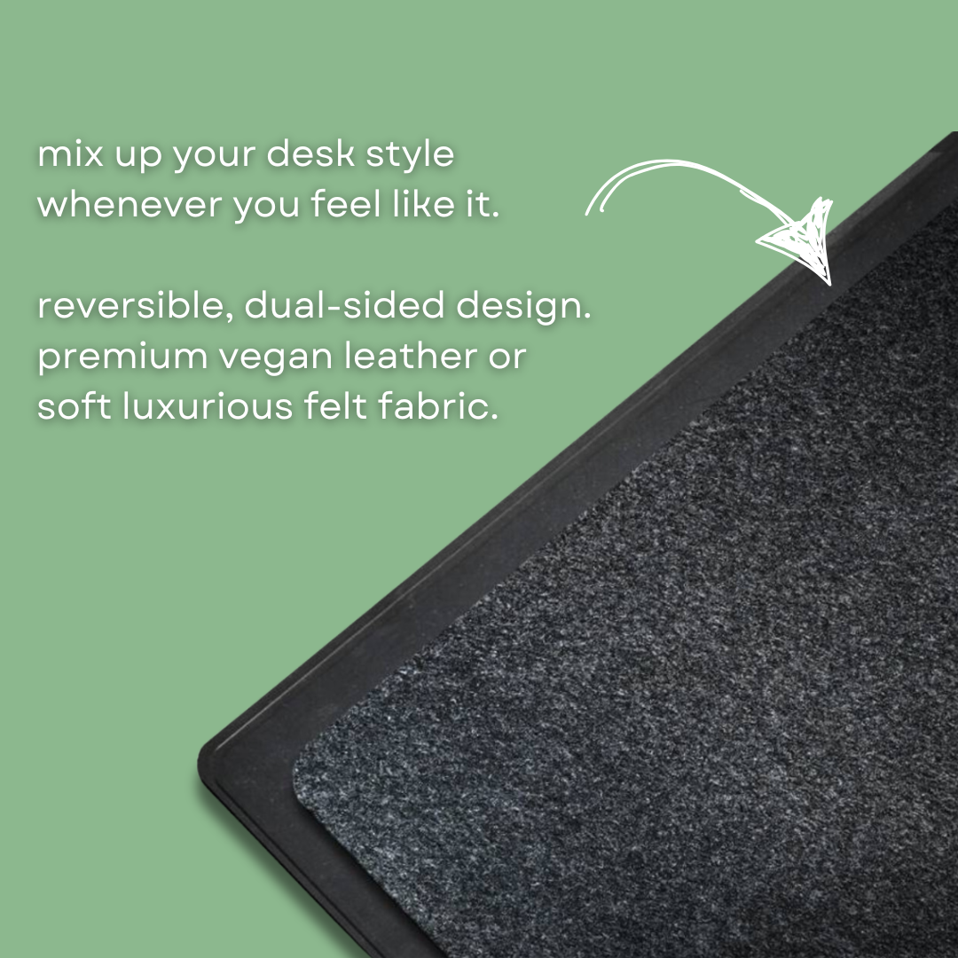 MONX Mat 2.0 - Wireless Charging Desk Mat - Charcoal
