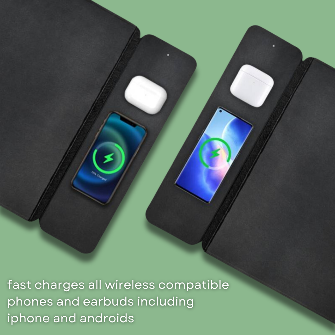 MONX Mat 2.0 - Wireless Charging Desk Mat - Charcoal